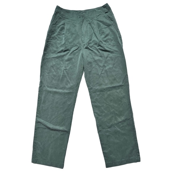 Gap Dressy Tencel Pleated Pant in Jungle Green - Picture 1 of 6